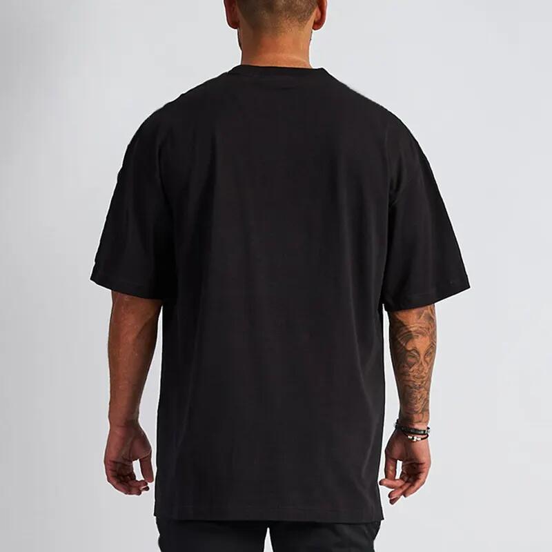 New Design Luxury Quality Cotton Loose Fit Little Drop Shoulder Brand Blank Oversized Men T Shirt