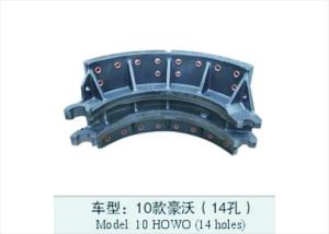 Quality Brake Shoe Trailer Brake Shoes 10 HOWO 14 Holes wholesale