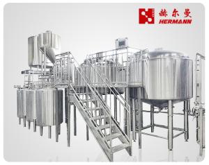 Quality Automatic / Semi Automatic Craft Beer Brewing Equipment 1000L 3 Vessels wholesale