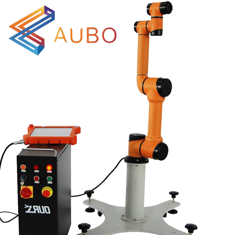 AUBO I5 With AGV Of 6 Aixs Robotic Arm Cobot Robot For Pick And Place Machine And Material Handling Equipment