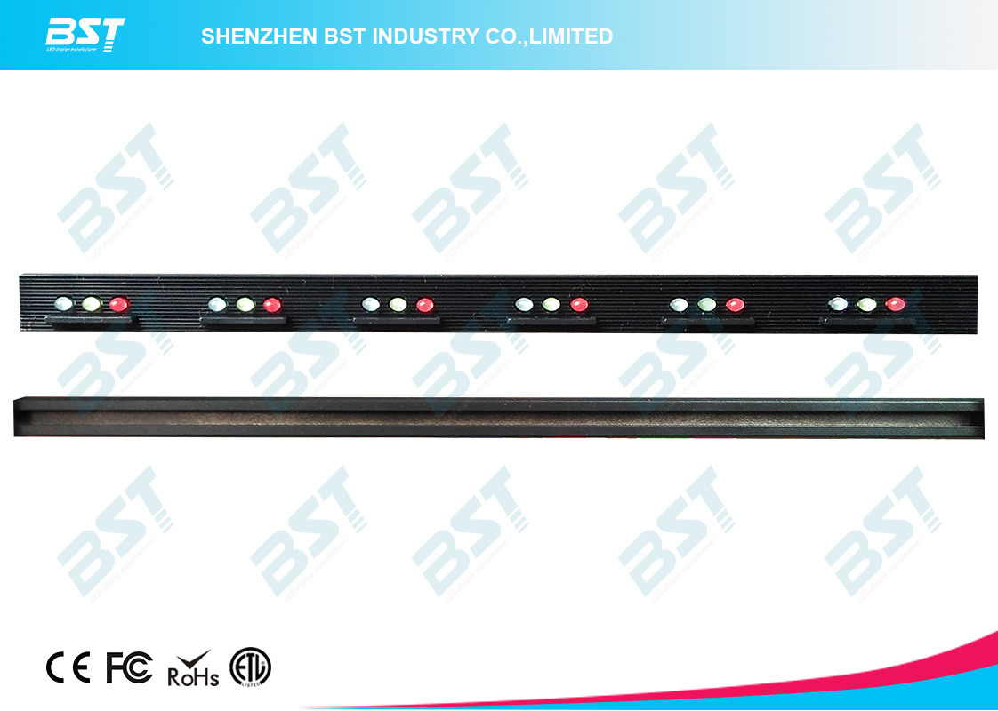 Transparent P31.25mm 1R1G1B LED mesh display with 7000nits , light weight