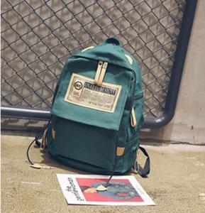 Quality Custom new wholesale fashion Korean school boys custom canvas shoulder bag female large capacity travel backpack wholesale