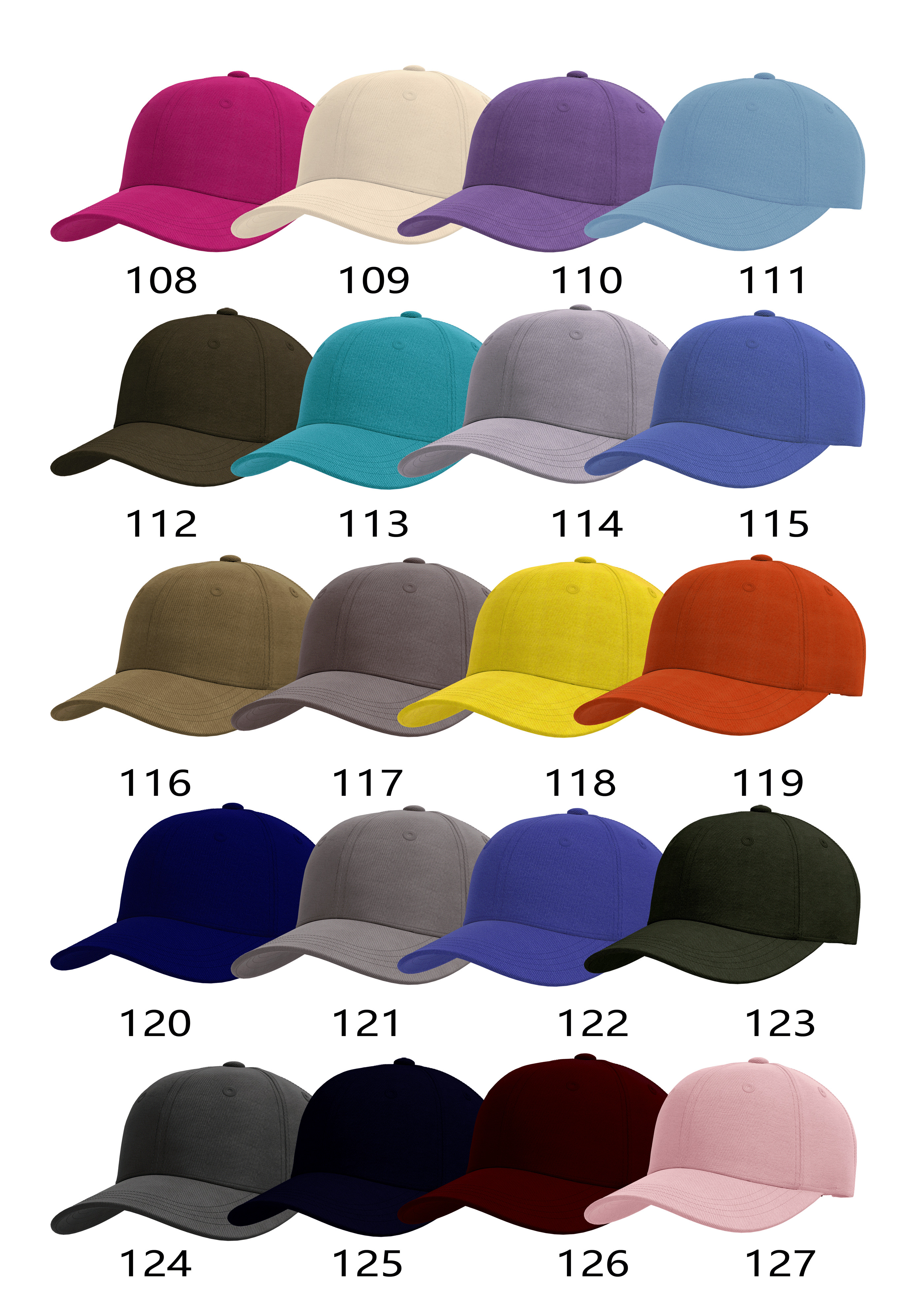 Custom 6 Panel Richardson 112 Plain Blank Black Trucker Cap