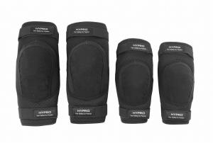 Quality Soft Pads Skiing Knee Pad and Elbow Pad Four Pack Pad Set Black wholesale