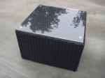 Comfortable All Weather Mobile Rattan Sun Lounger With Wheel