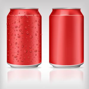 Quality Red 473ml Empty Aluminum Cans For Drinks Jima Diameter Neck 52mm wholesale