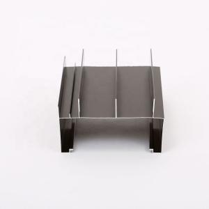 Quality Anodized Custom Aluminum Extrusions , Black 6063 Extruded Aluminum T Slot wholesale