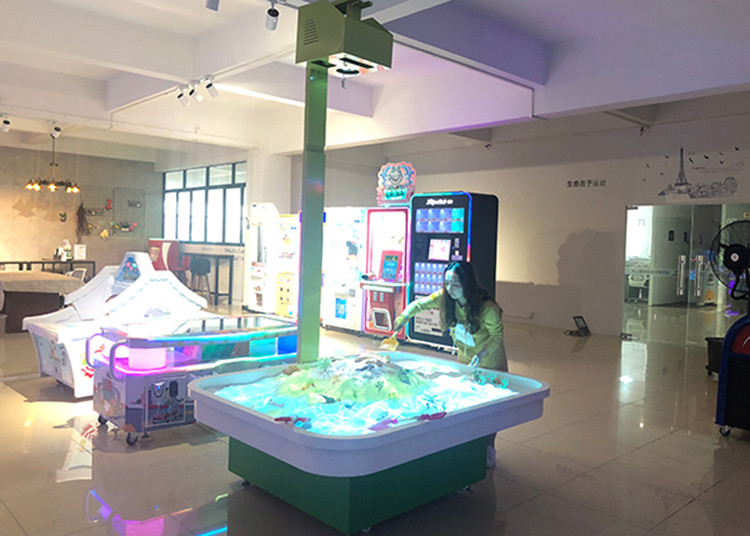 AR Interactive Magical 3d Floor Sand Table 1.8x1.4x0.6 Children Easy Installation