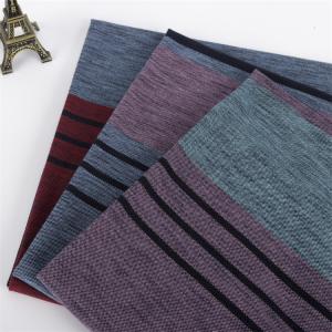 Quality Sweat-Absorbent And Crisp And Stylish Striped Knit Fabric For Polo Shirt wholesale