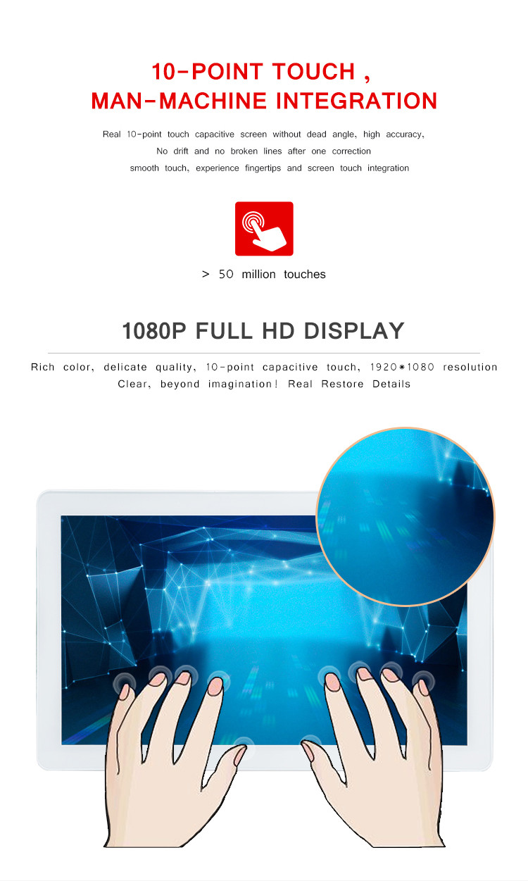 China Foil Film Intelligent Education Magic Mirror Indoor Multi Touch Screen Digital Signage And Displays