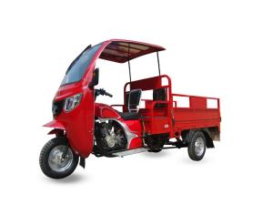 Quality Luxury Loader Cargo Motor Tricycle , Three Wheel Cargo Motorcycle with Cabin wholesale