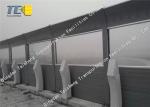 Fireproof Freeway Sound Barrier Noise Cancellation For Railway / Highway