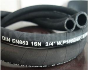Quality High Pressure Mine Hydraulic Support 4.8mm Wire Braided Rubber Hose wholesale