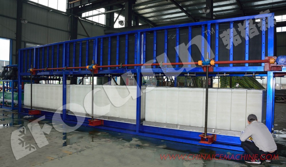 Heavy Duty 30 Ton/Day Direct Cooling Block Ice Making Machine with Bitzer Compressor
