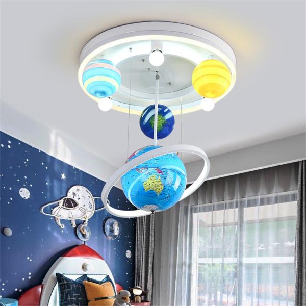 Nordic Luxury Children's Ceiling Lights for Boys Girls Bedroom globe pendant
