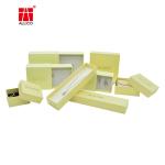 Green Cardboard Jewelry Gift Box Necklace Earrings Use SGS Certificates