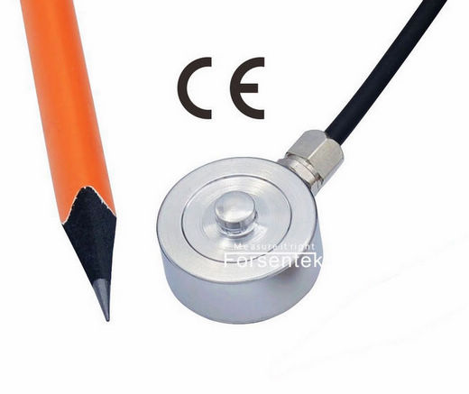 miniature compression force transducer 50 lb 100 lb 200lb 450lb 1klb