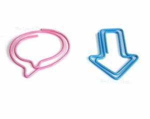 Quality Creative Functional Fancy Stationery Items , Shaped Stainless Steel Paper Clips wholesale