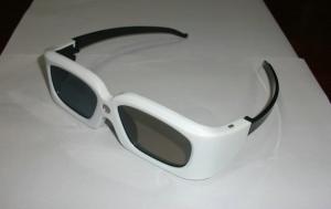 Quality Active DLP Link 3D Glasses For Projector , Untra Clear 3D Glasses Rechargeable wholesale