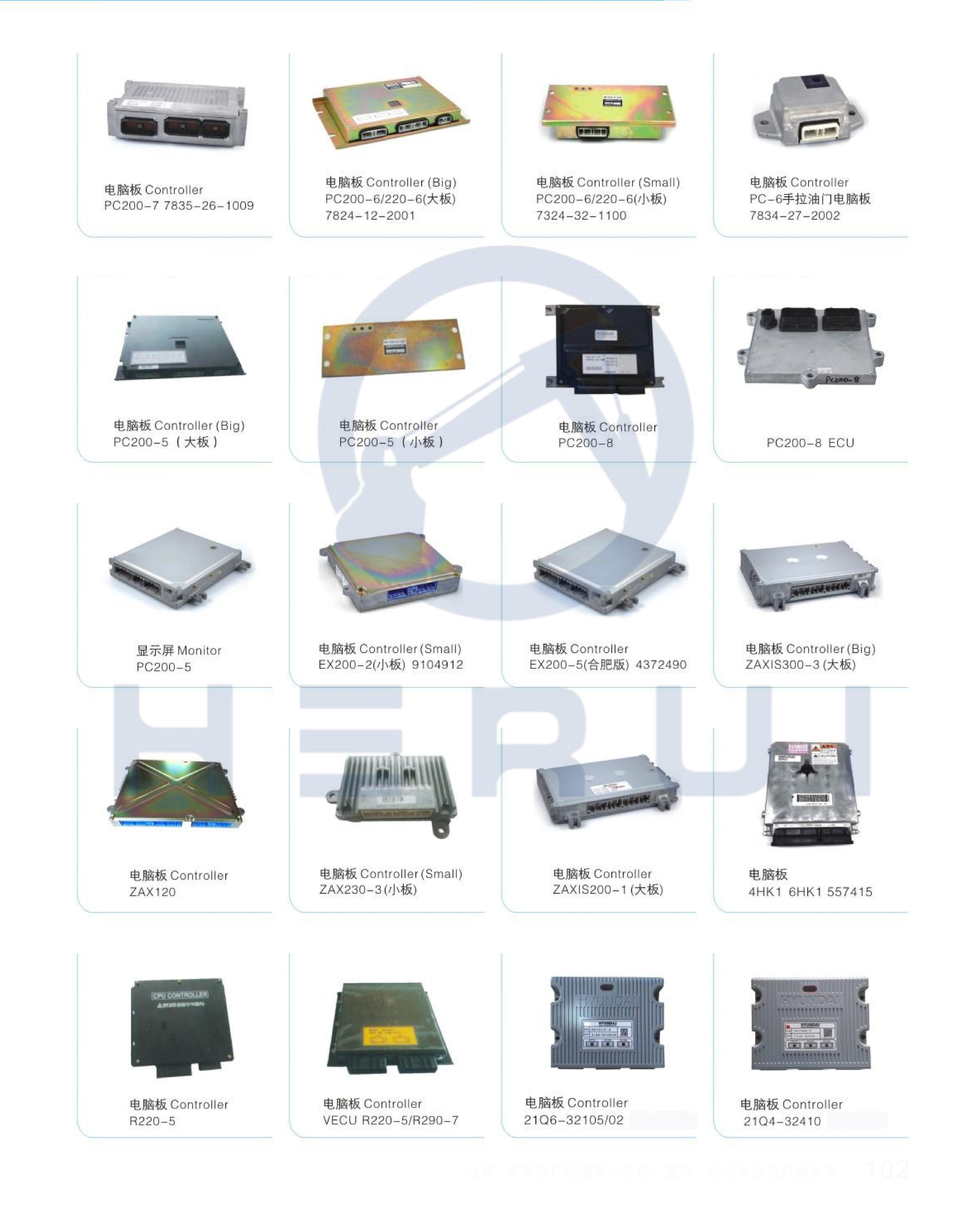 R480LC-9S Computer Controller Board Wiht Program 21QB-32110 For Hyundai Excavator Electronic Control Unit