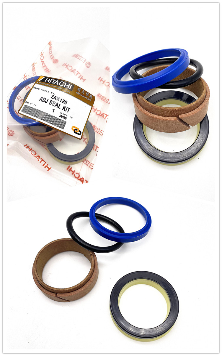 Phenolic Fabric Track Adjuster Seal Kit Oil Resistant Hitachi Zaxis120