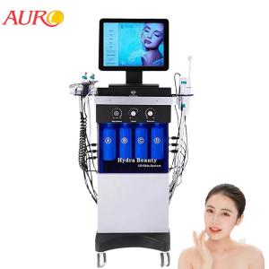 Quality CE H2O2 Hydrafacial Machine Dermabrasion Ultrasound Skin Scrubber Vibration Cleaning Oxygen Jet Peel Machine wholesale