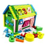 ODM Educational Cognitive Wisdom House Wooden Blocks Toys