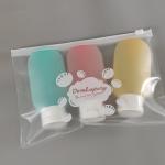 Zipper Top Cosmetic Plastic Outdoor Packaging Bag For Personal Care