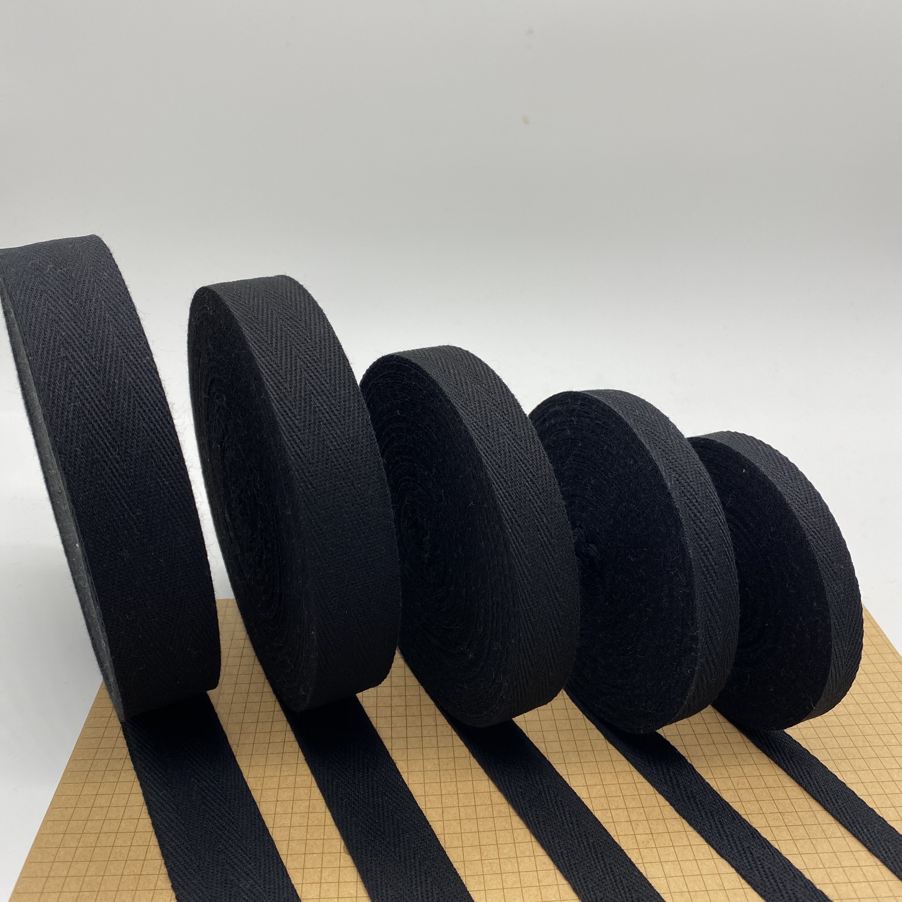 100% Cotton/polyester tape Garment accessories Woven Shoes Bags Sports herringbone webbing