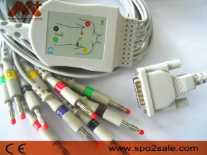 Quality Non Detachable eCG patient cable For Mindray R12 Electrocardiograph wholesale