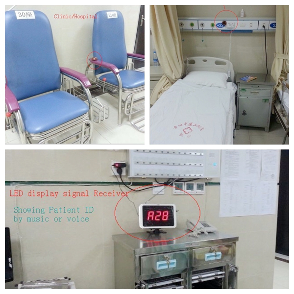 handle type easy control wireless nurse call button