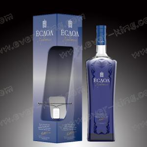 Quality 4C Offset Printing Embossing Paperboard Glass Bottle Box wholesale