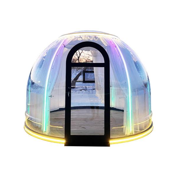 Outdoor sun room scenic PC star room Outdoor camping tent transparent bubble