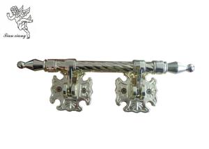 Quality Strong Zamak Customized Casket Handles , Golden Metal Coffin Ornamental H9025 wholesale