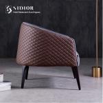 Living Room Lounge Chair, Modern Leisure Chair, Leather Lounge Chair, High