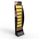 PVC Cosmetic Eyeshadow Display Stand Pegboard Vendor Display