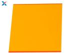 3mm Fluorescent Orange Acrylic Sheet Colored Large Cast PMMA Panels