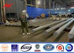 60ft Galvanized Steel Tubular Utility Power Pole Metal Telescopic Steel Pole
