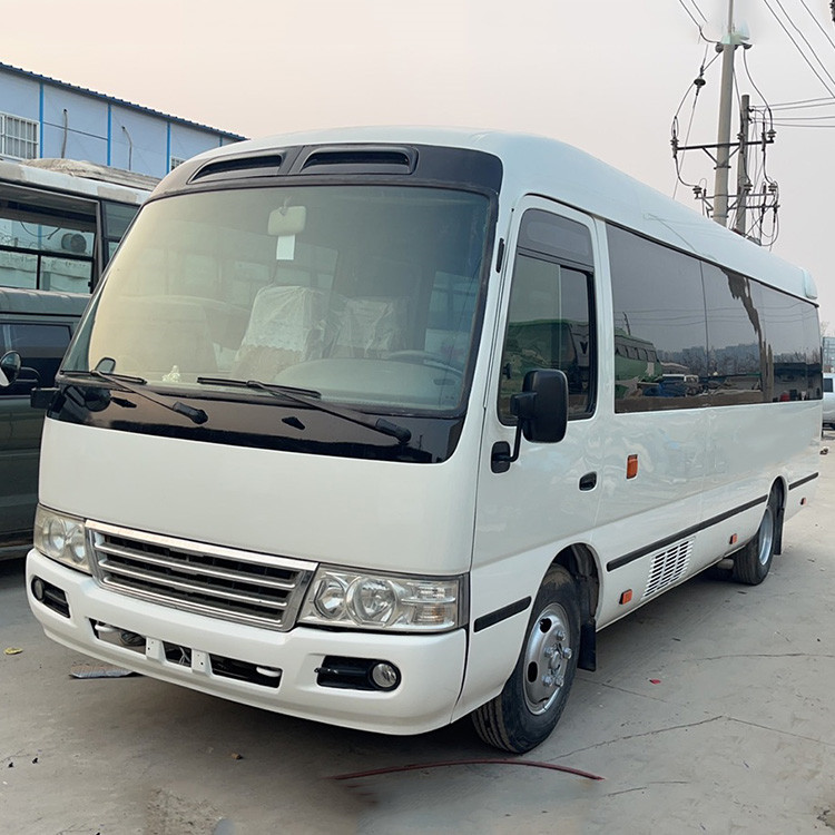 30 Seats Good Condition Used Diesel Toyota Coaster Buses Engine Capacity 6-8L Diesel