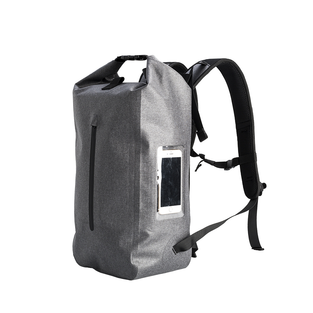 25L/30L Triathlon Waterproof Backpack with Net Bag and Transparent Phone Bag for Outdoor Travel Camping Hiking Backpack