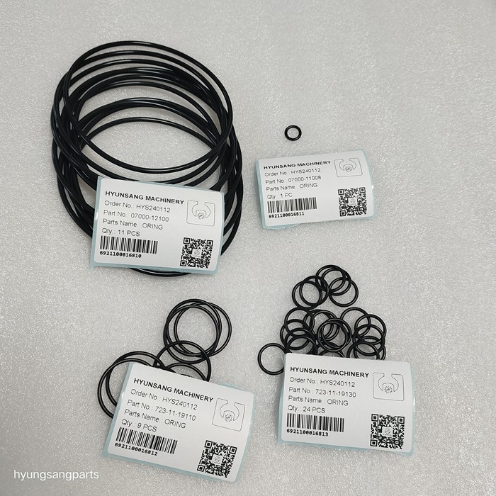 O Ring 07000-12100 07000-11008 723-11-19110 723-11-19130 For PC240 PC290