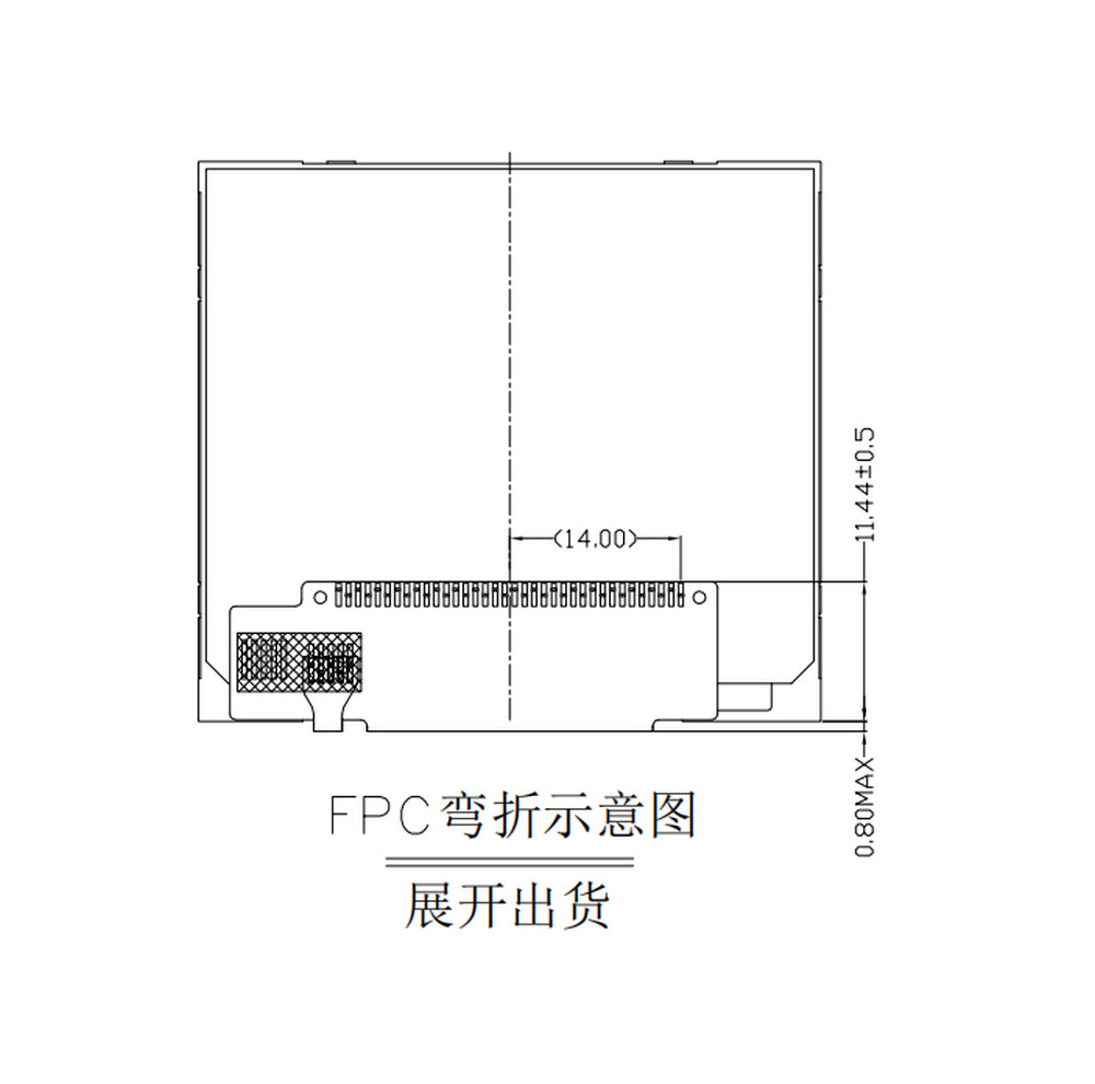 2.31inch LCD Display Module 36 Pin 320*240 QVGA MCU Interface