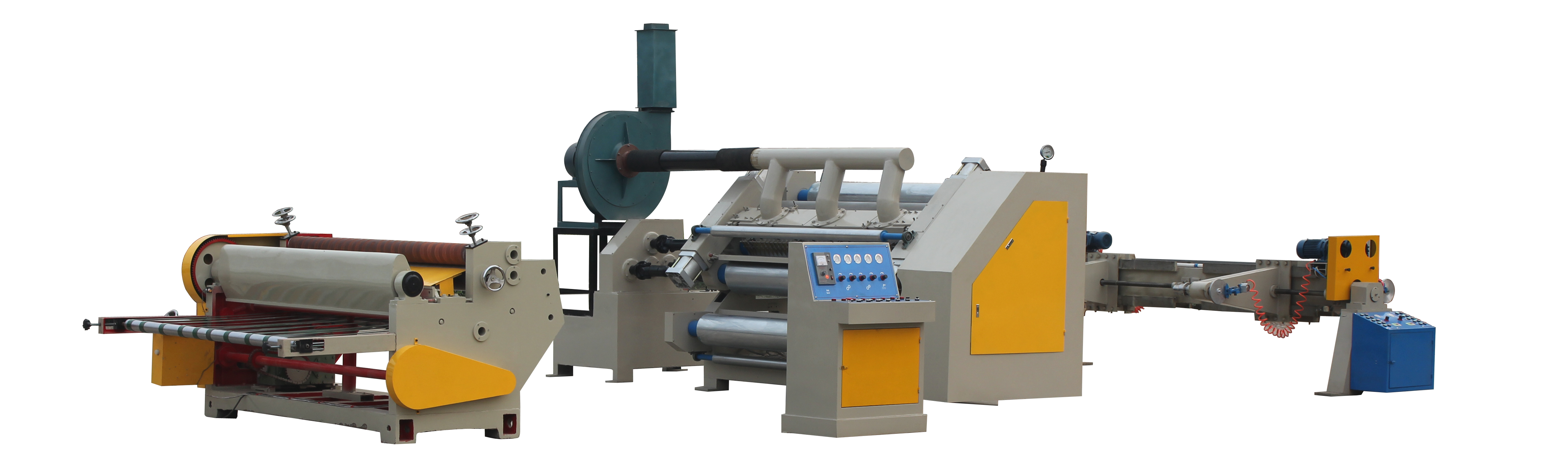 Single Facer Corrugated Machine , 2 Layer Corrugated Paper Making Machine