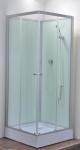 Fitness Halls 800 X 800 Glass Shower Cabin With Silver Aluminum Frame
