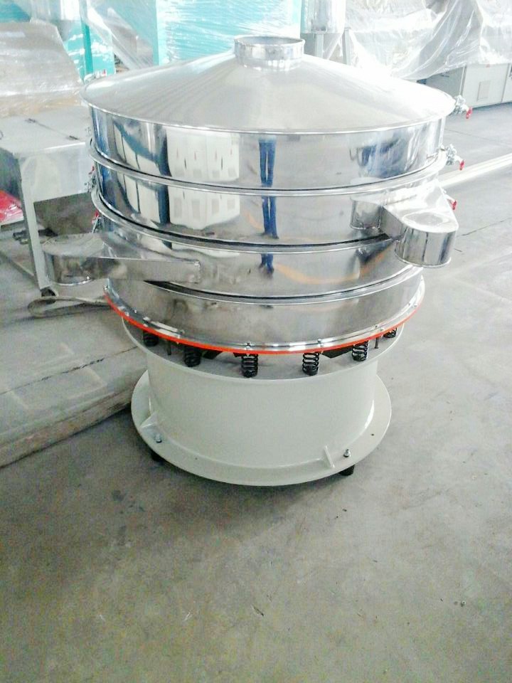 Rotary Vibrating Sieve Machine Exquisite Mesh Changing 1500r / Min 1.1kw