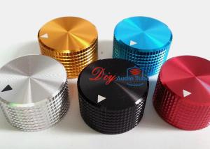 Quality 25x15.5mm Aluminium AMP volume potentiometer Knob 6.0mm hole 5 colors wholesale