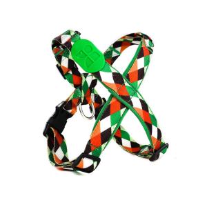 Quality Nylon Neoprene Padded Sublimation Dog Harness Heat Transfer Lanyard Tech wholesale
