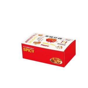 Quality Disposable Rigid Fried Chicken Boxes Kraft Sandwich Box For Take Away Food Packaging wholesale