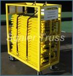Small Cable Ramp Rubber Floor Cable Protector , Truck Unloading Rubber Cord