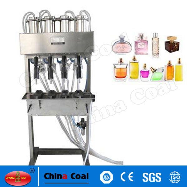  Semi Automatic 4-heads Vacuum Perfume Filler Liquid Filling Machine​